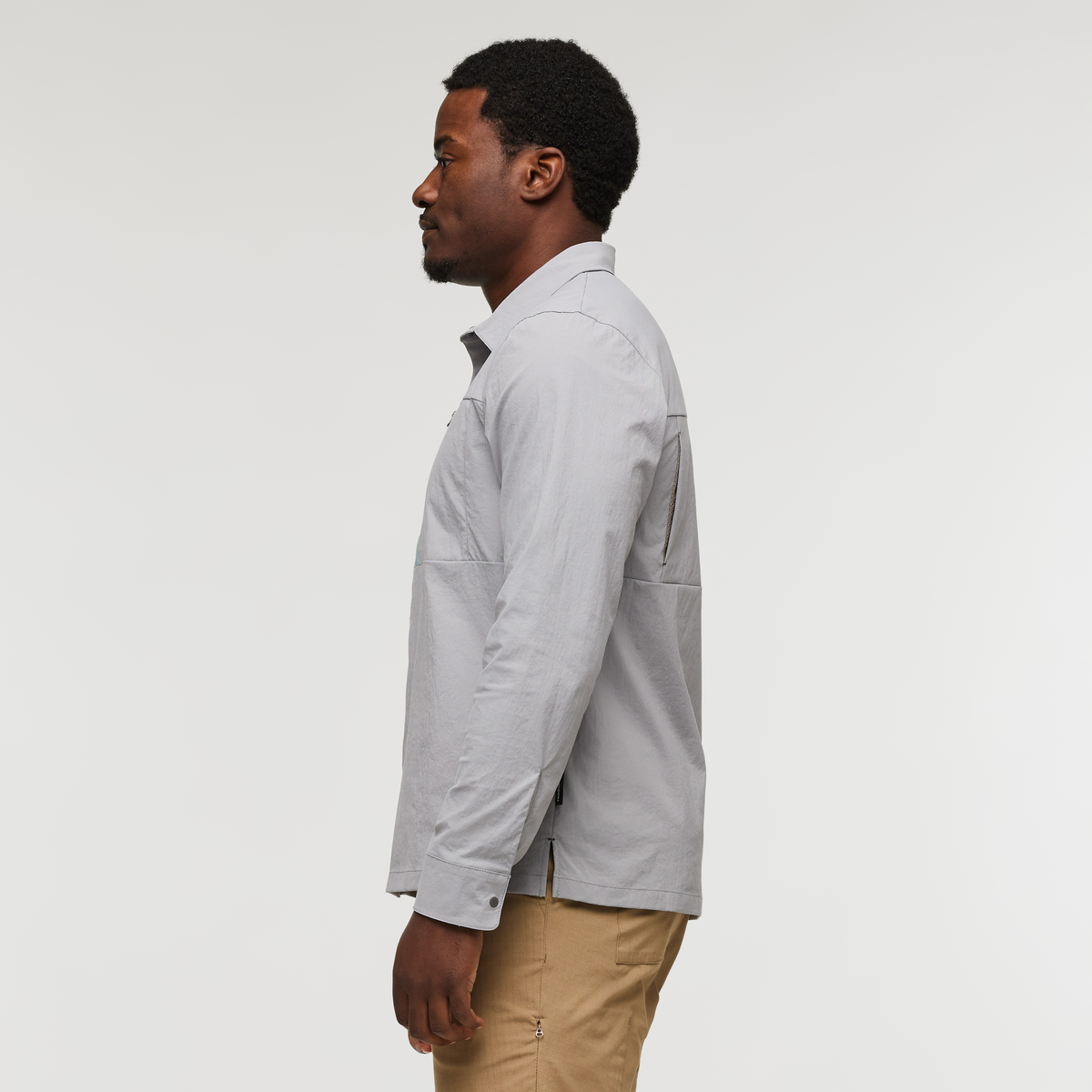 Sumaco Long-Sleeve Shirt - Men's, Smoke, Model Jeremy