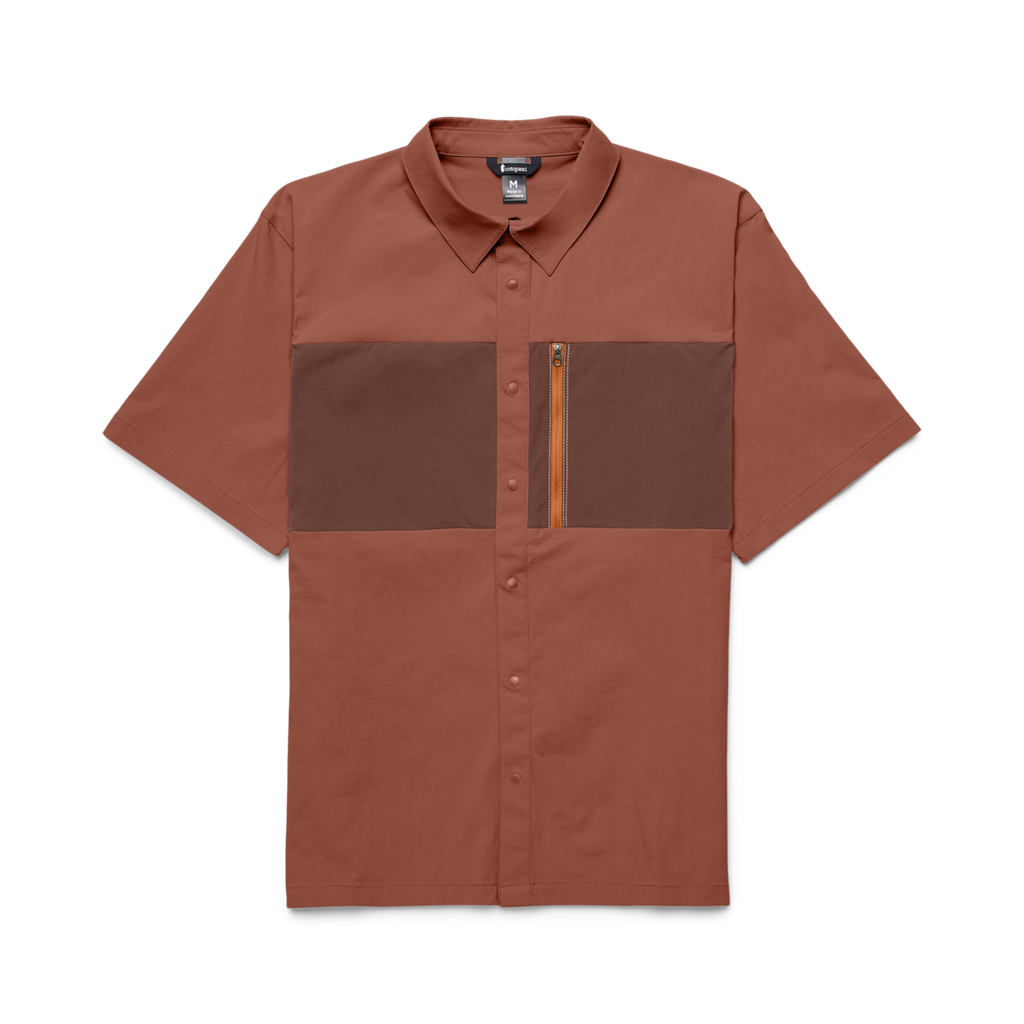 Sumaco Short-Sleeve Shirt - Men's, Faded Brick/Acorn