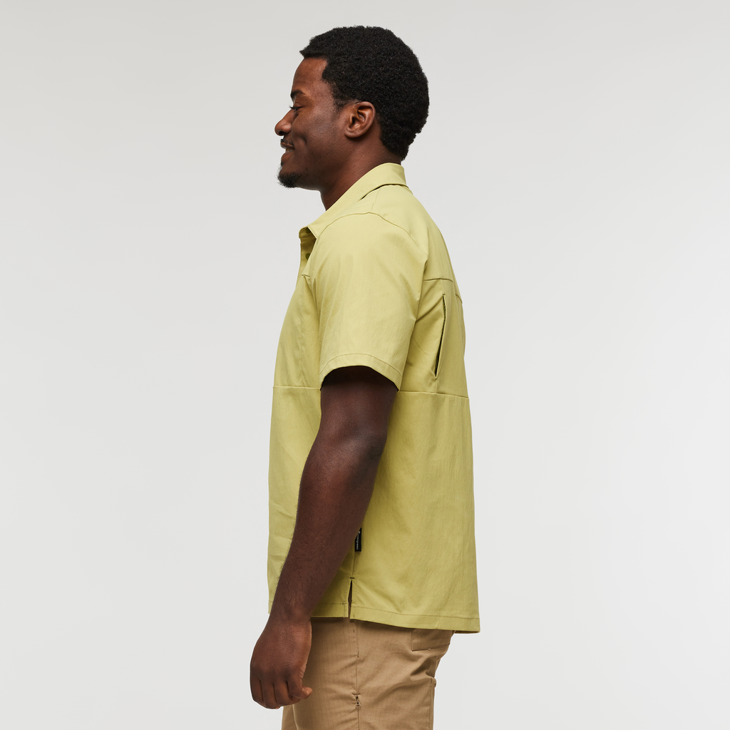 Sumaco Short-Sleeve Shirt - Men's, Lemongrass, Model Jeremy