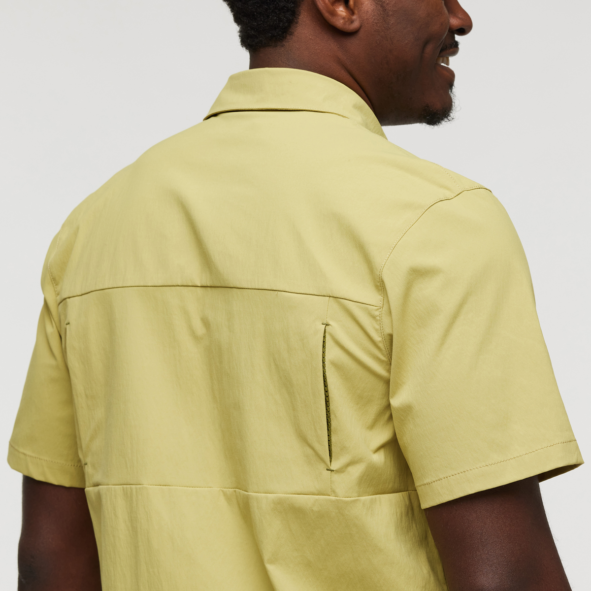 Sumaco Short-Sleeve Shirt - Men's, Lemongrass, Model Jeremy