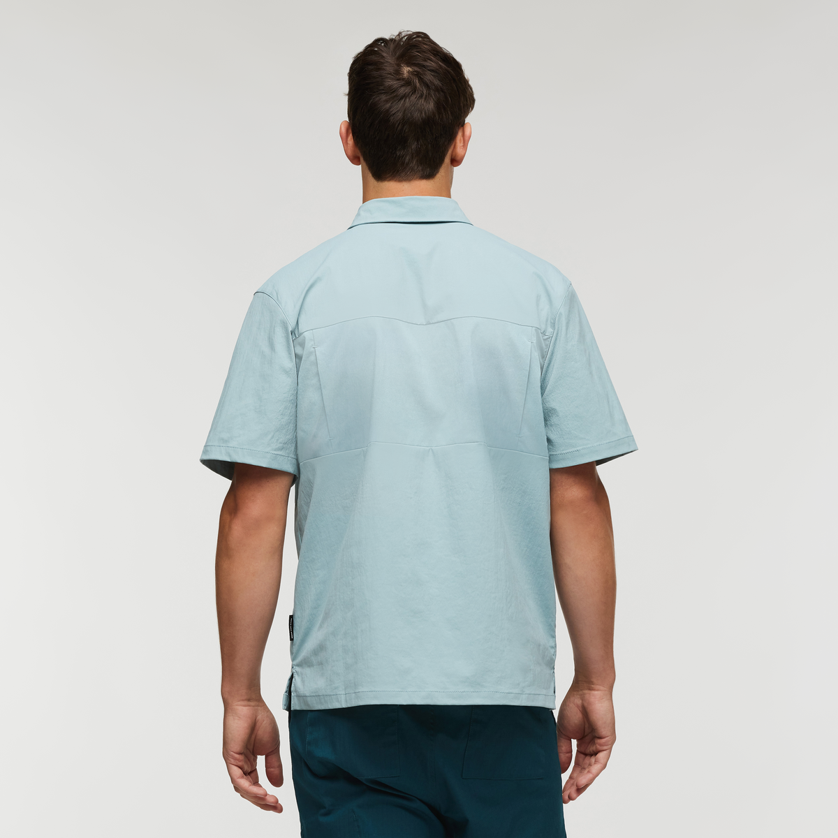 Sumaco Short-Sleeve Shirt - Men's, Sea Spray, Model Kellan