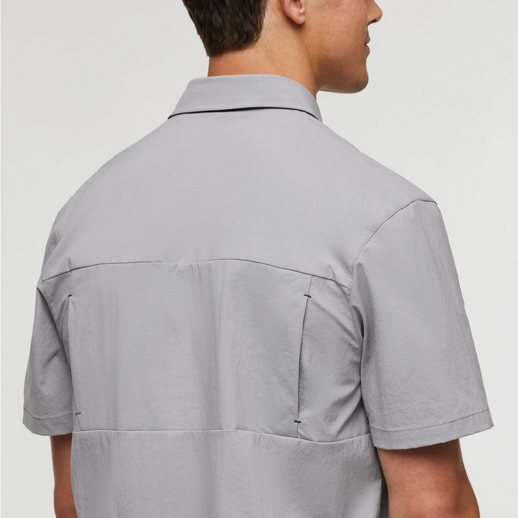 Sumaco Short-Sleeve Shirt - Men's, Smoke, Model Kellan