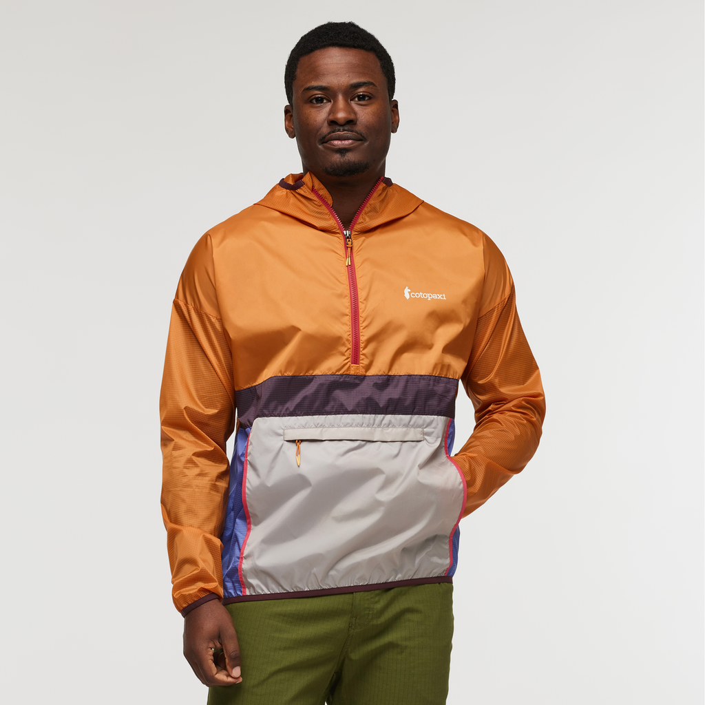 Teca Half-Zip Windbreaker - Men's, Sunrise, Model Jeremy