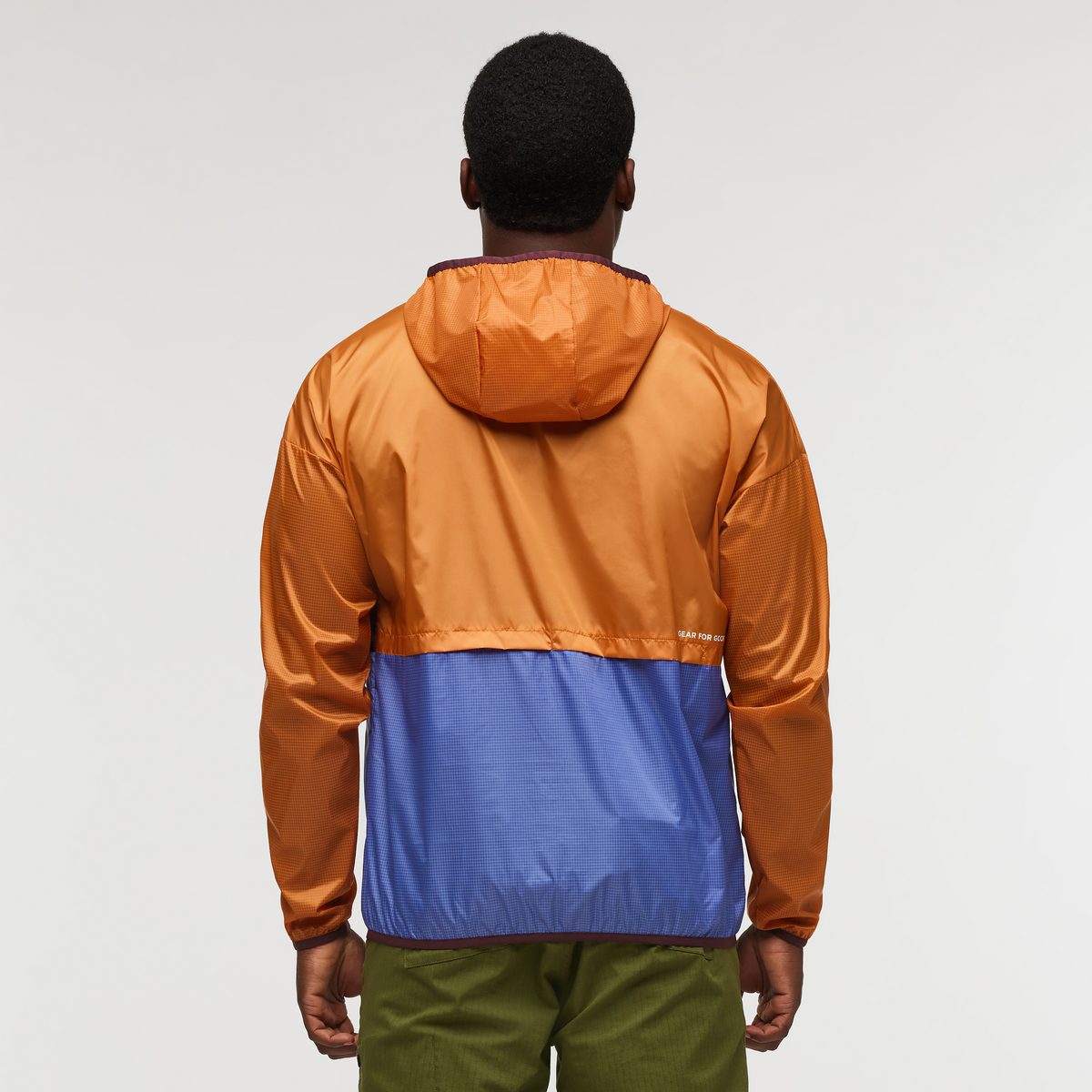 Teca Half-Zip Windbreaker - Men's, Sunrise, Model Jeremy