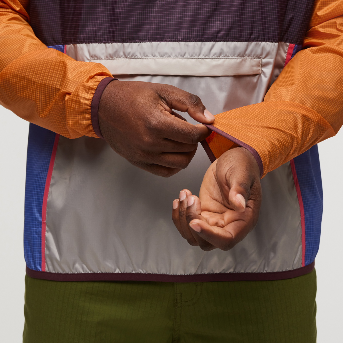 Teca Half-Zip Windbreaker - Men's, Sunrise, Model Jeremy