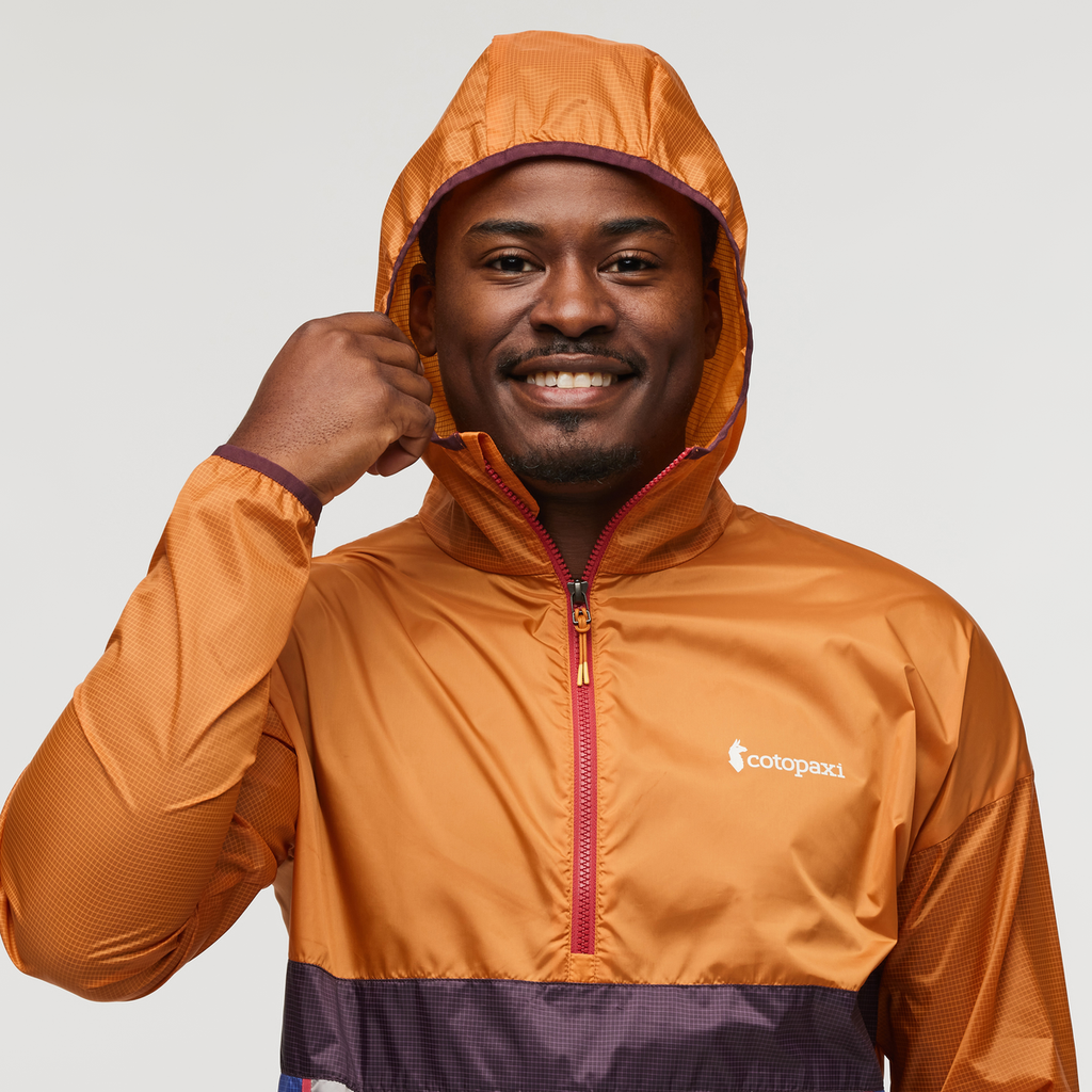 Teca Half-Zip Windbreaker - Men's, Sunrise, Model Jeremy