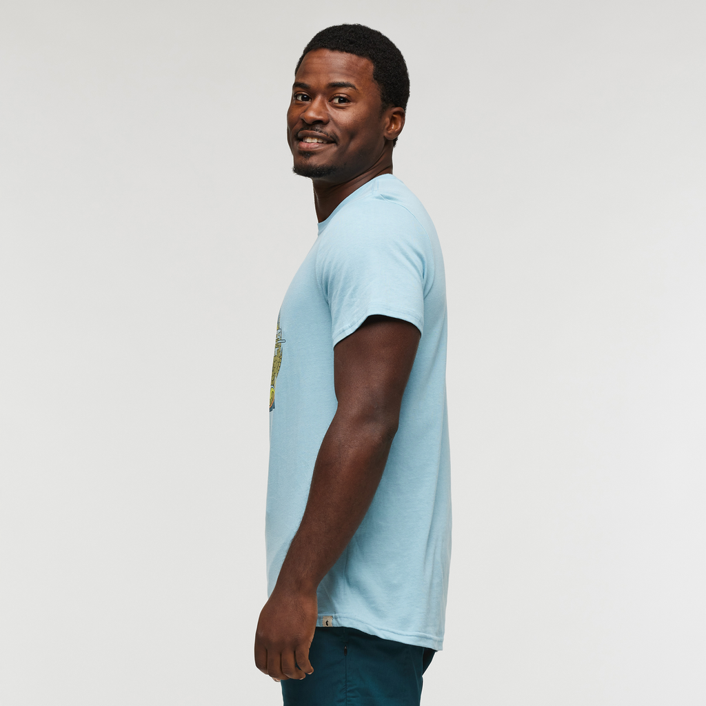 Utopia T-Shirt - Men's, Sea Spray, Model Jeremy