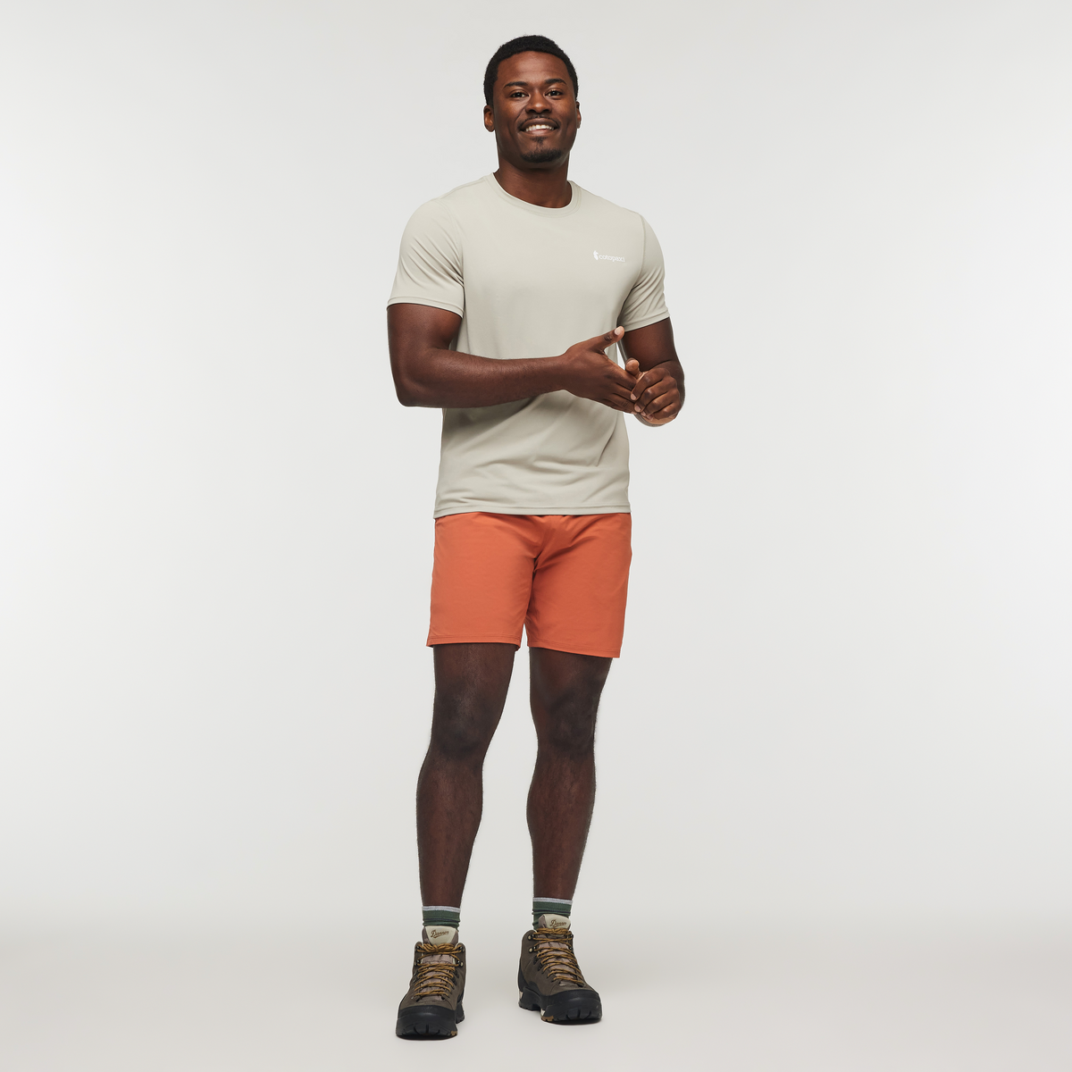 Valle Active Short - Men's, Faded Brick, Model Jeremy
