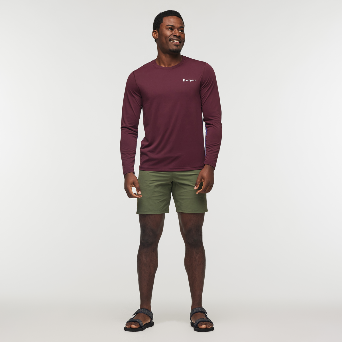 Valle Active Short - Men's, Fatigue, Model Jeremy