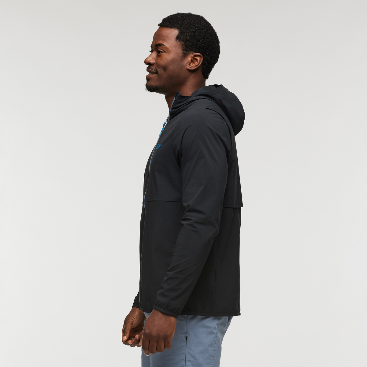 Vuelta Performance Windbreaker Jacket - Men's, Black, Model Jeremy