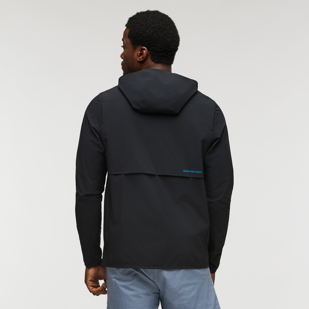 Vuelta Performance Windbreaker Jacket - Men's, Black, Model Jeremy