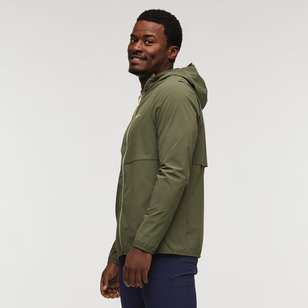 Vuelta Performance Windbreaker Jacket - Men's, Fatigue, Model Jeremy