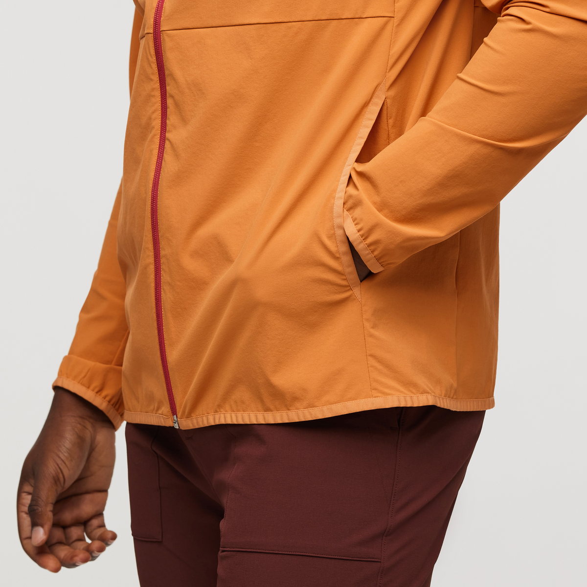 Vuelta Performance Windbreaker Jacket - Men's, Tamarindo, Model Jeremy