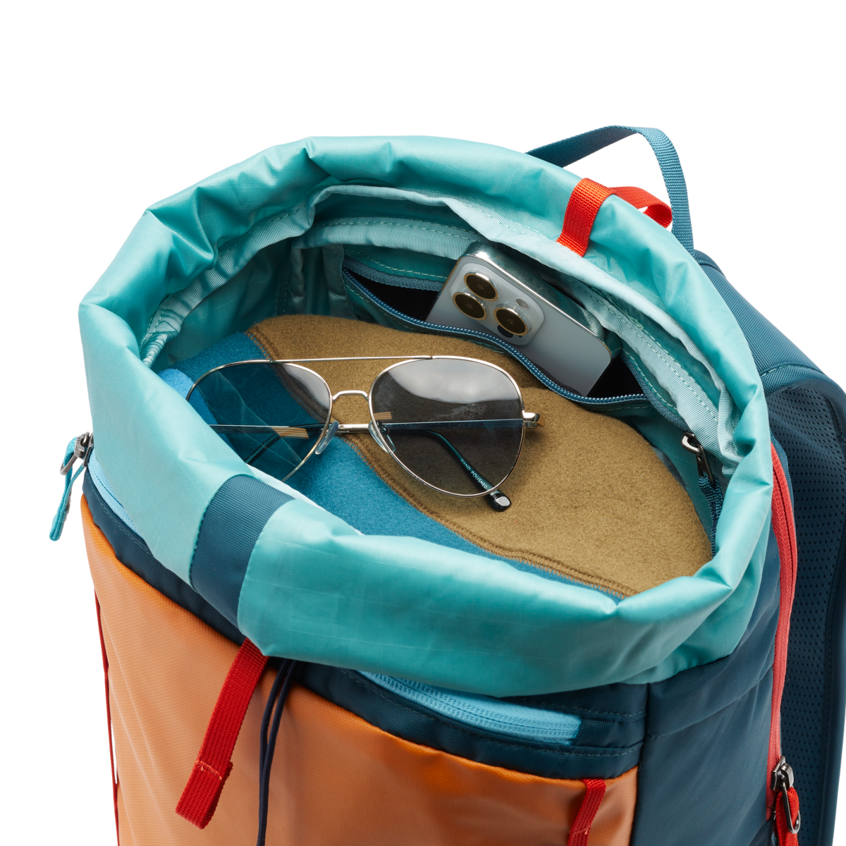 Moda 20L Backpack - Cada Día, Tamarindo/Abyss