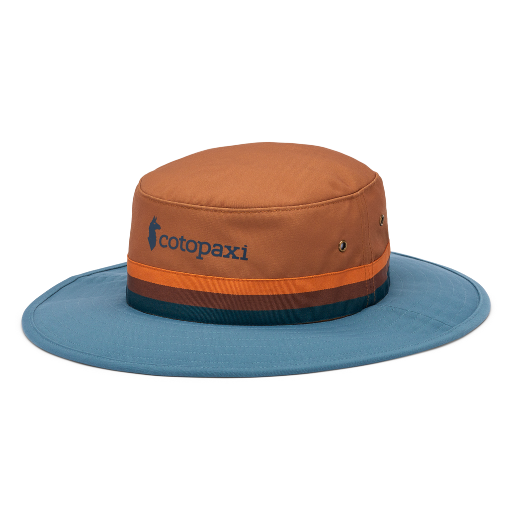 Orilla Sun Hat, Saddle/Blue Spruce