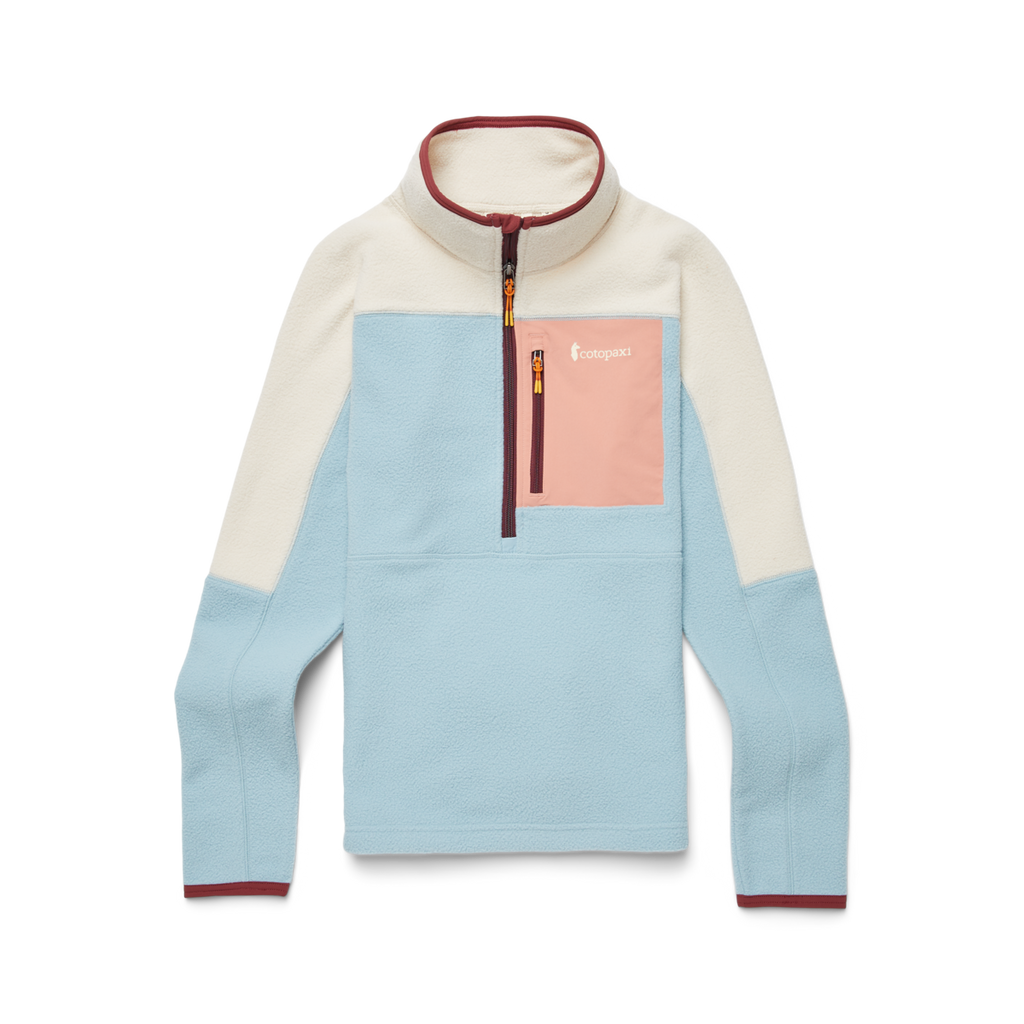 Abrazo Fleece Half-Zip Jacket - Women's, Cream/Sea Spray