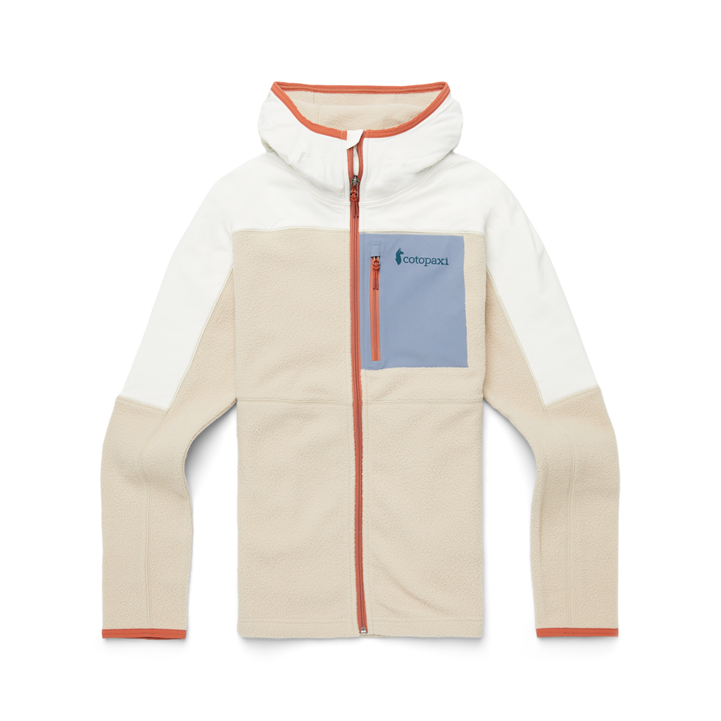 Abrazo Fleece Hooded Full-Zip Jacket - Women's, Bone/Oatmeal