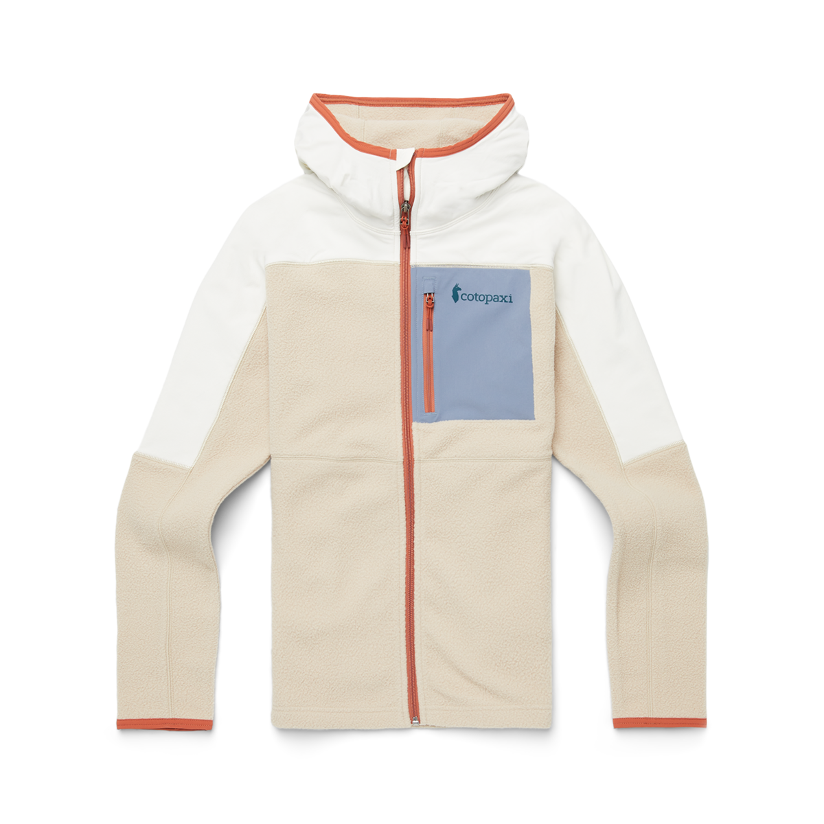 Abrazo Fleece Hooded Full-Zip Jacket - Women's, Bone/Oatmeal