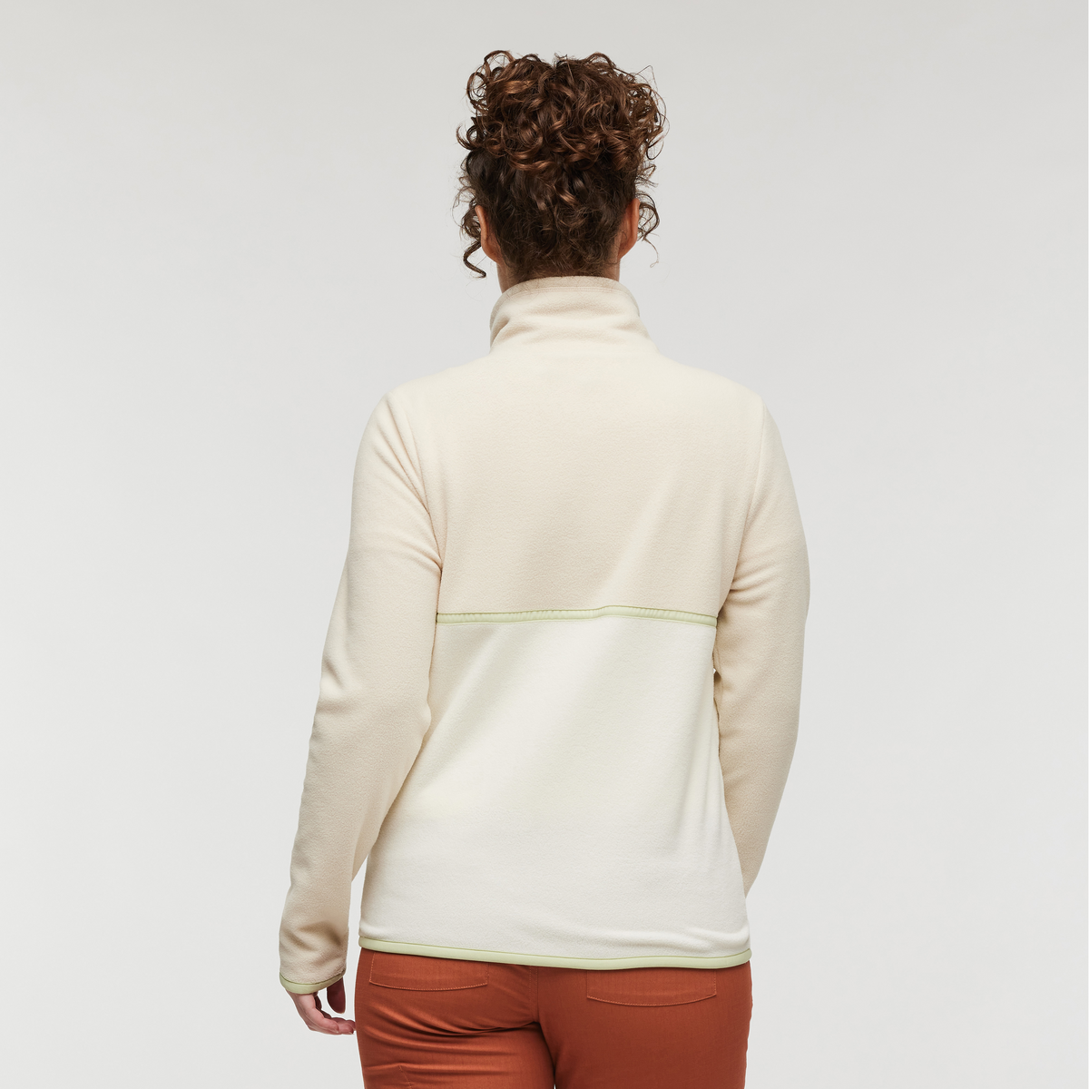 Amado Fleece Pullover - Women's, Bone/Cream, Model Courtney