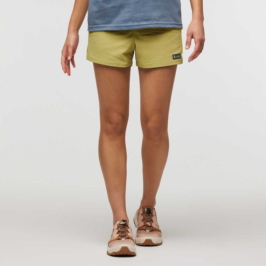 Brinco 3 Inch Short - Solid - Women's, Lemongrass, Model London