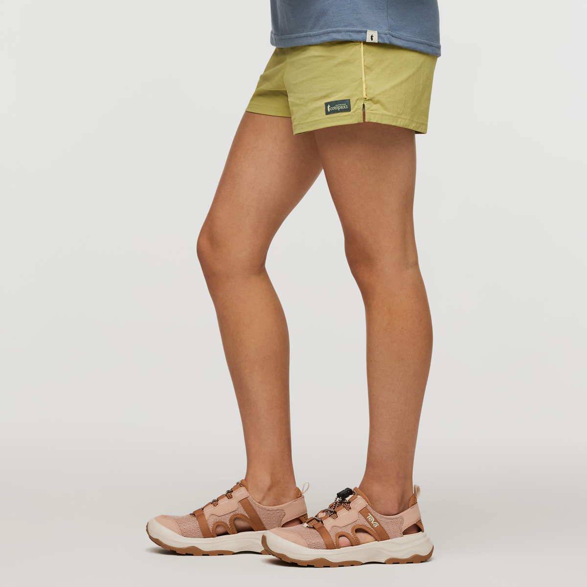 Brinco 3 Inch Short - Solid - Women's, Lemongrass, Model London