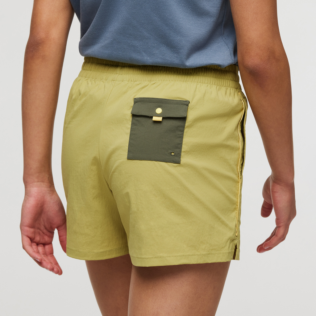 Brinco 3 Inch Short - Solid - Women's, Lemongrass, Model London