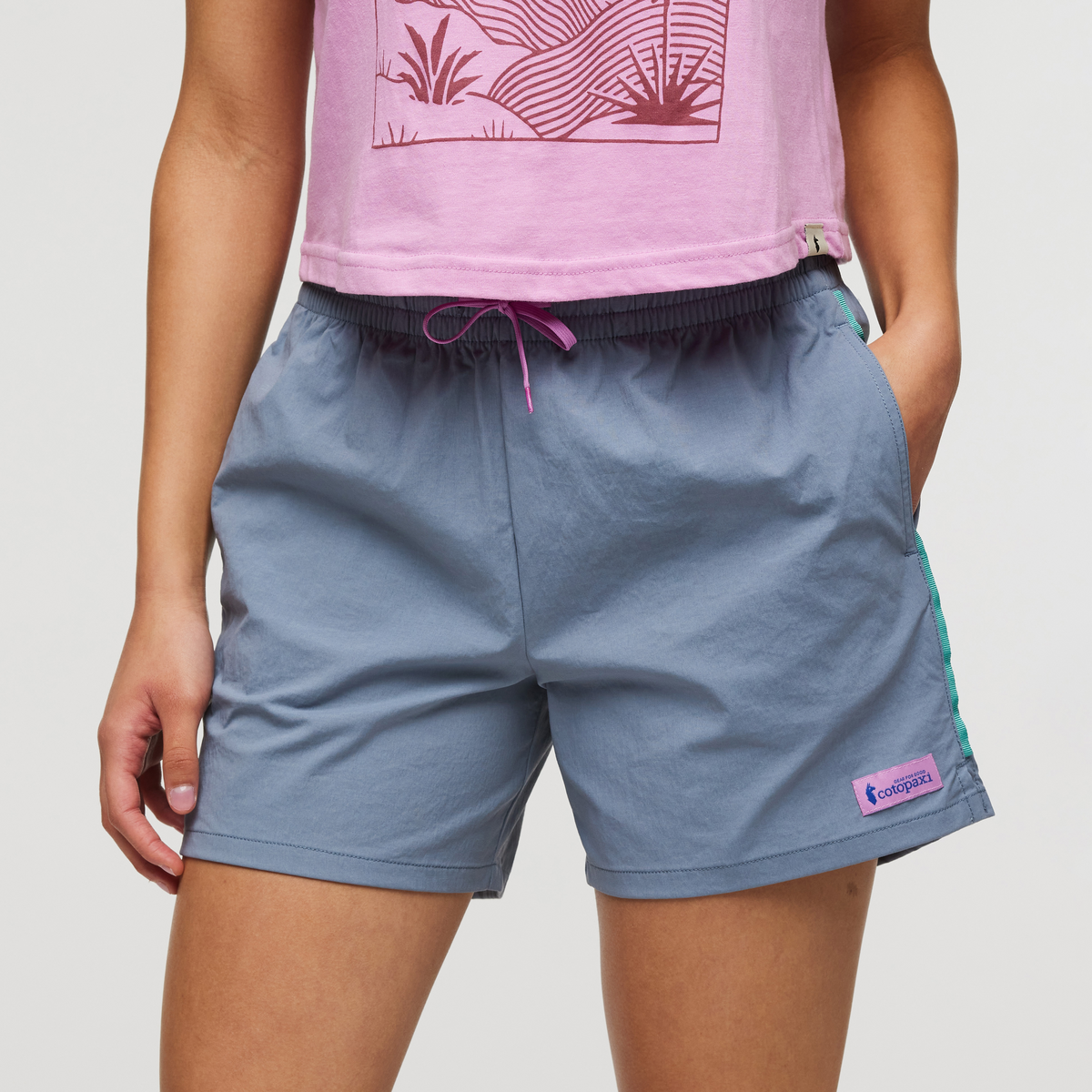 Brinco 5 Inch Short - Solid - Women's, Tempest, Model London