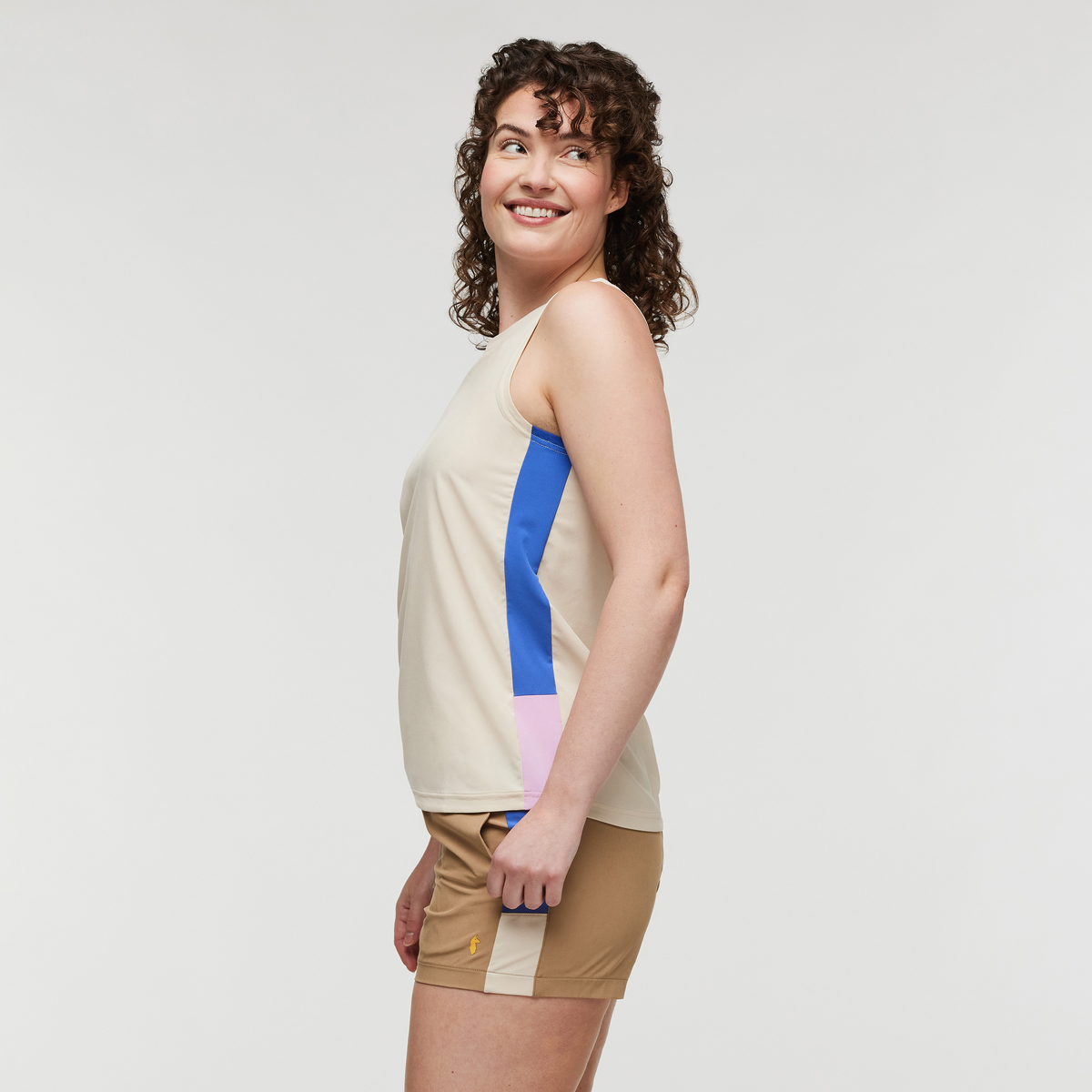 Cambio Tank - Women's, Cream, Model Courtney