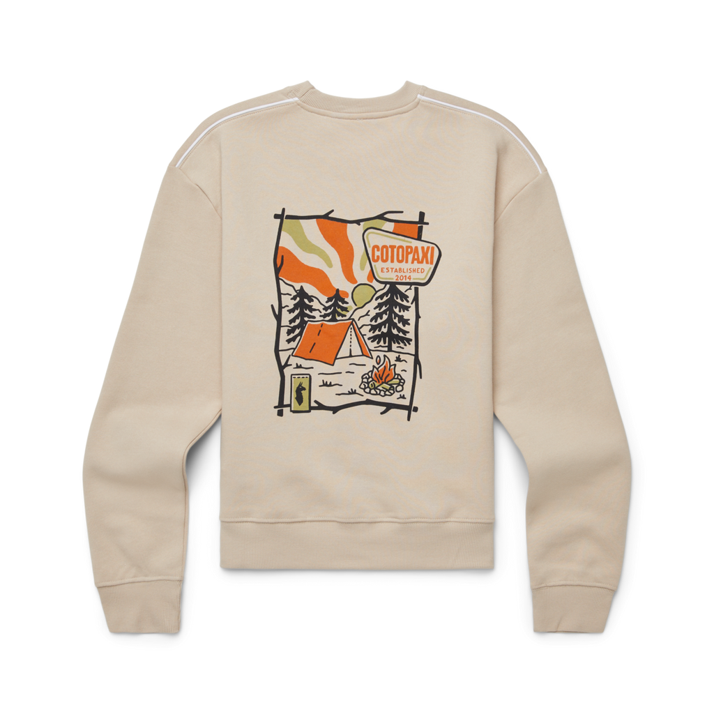 Camp Life Crew Sweatshirt - Women's, Oatmeal