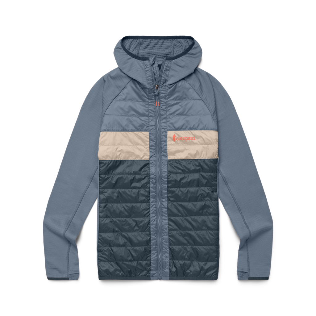Capa Hybrid Insulated Hooded Jacket - Women's, Tempest/Graphite, Details