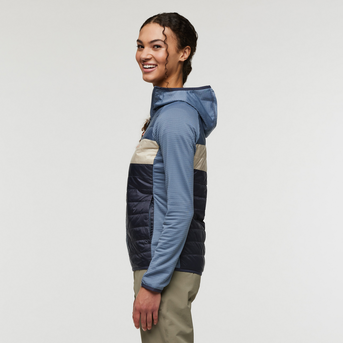 Capa Hybrid Insulated Hooded Jacket - Women's, Tempest/Graphite, Model London