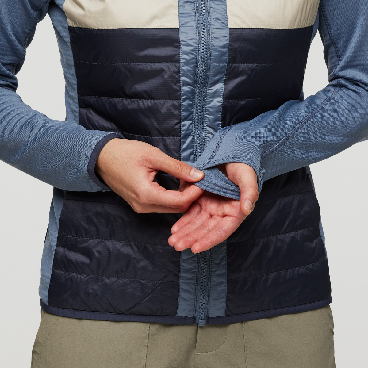 Capa Hybrid Insulated Hooded Jacket - Women's, Tempest/Graphite, Model London