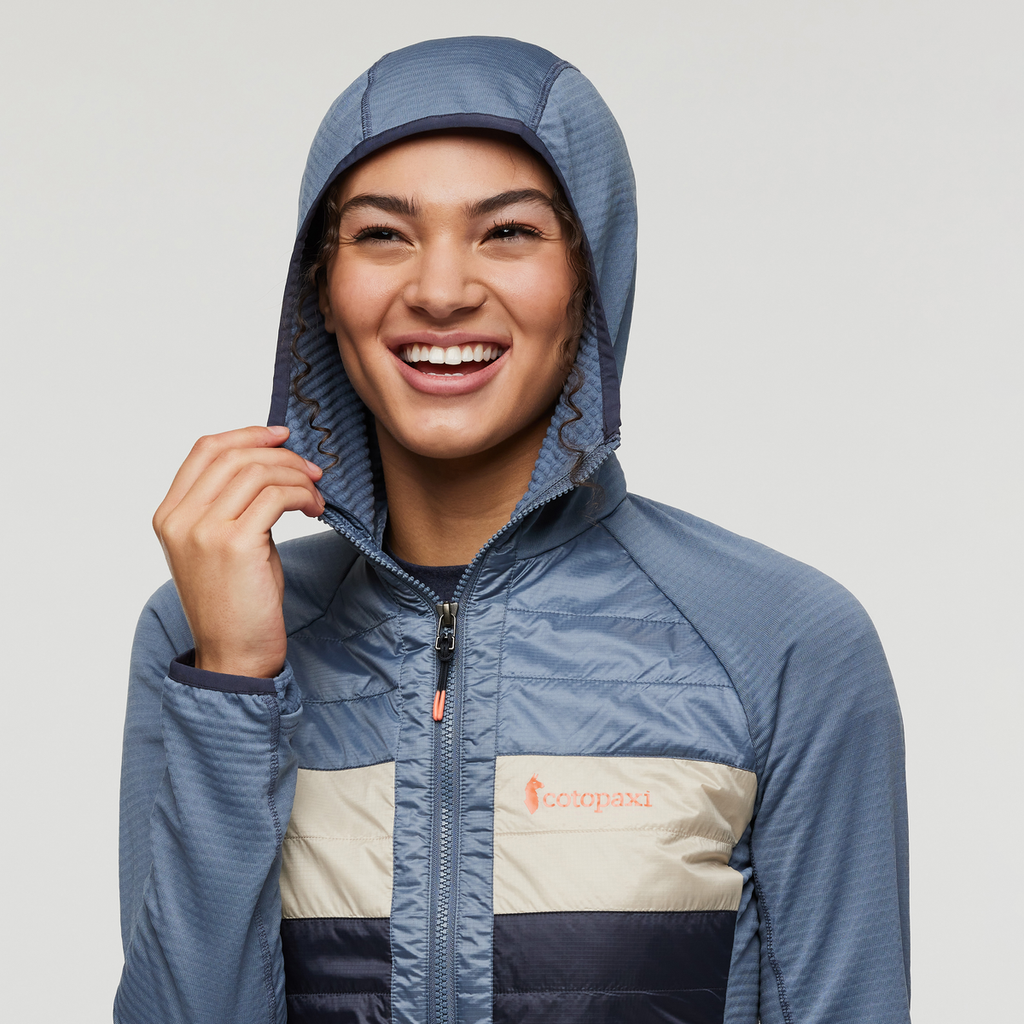 Capa Hybrid Insulated Hooded Jacket - Women's, Tempest/Graphite, Model London