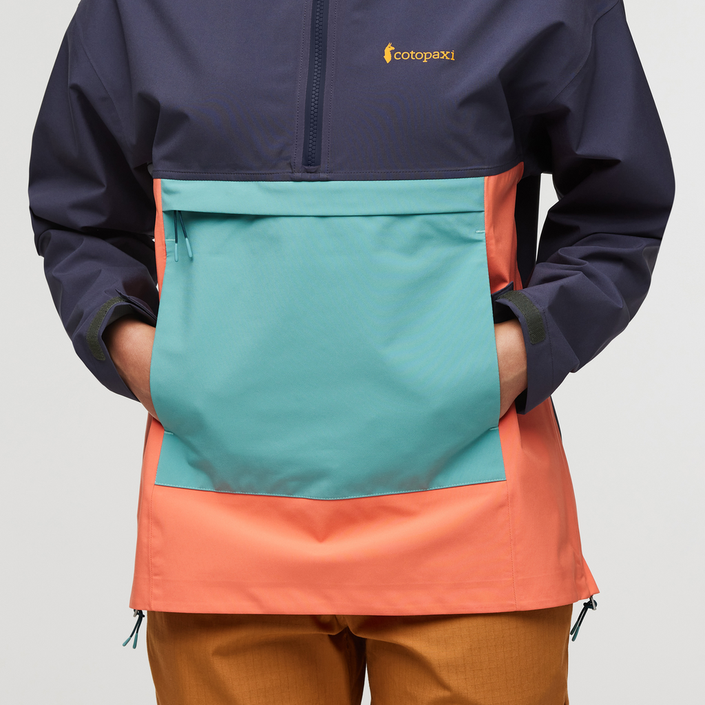 Cielo Rain Anorak - Women's, Graphite/Hot Punch, Model London