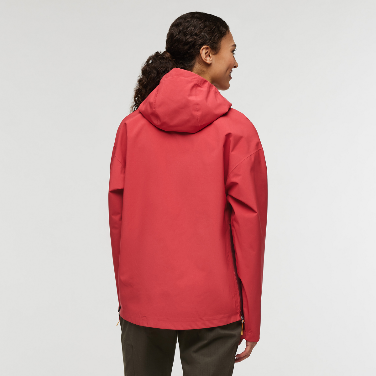 Cielo Rain Anorak - Women's, Strawberry/Wine, Model London