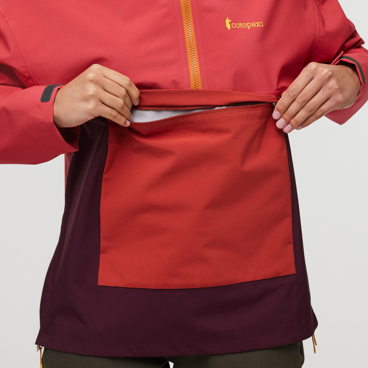 Cielo Rain Anorak - Women's, Strawberry/Wine, Model London