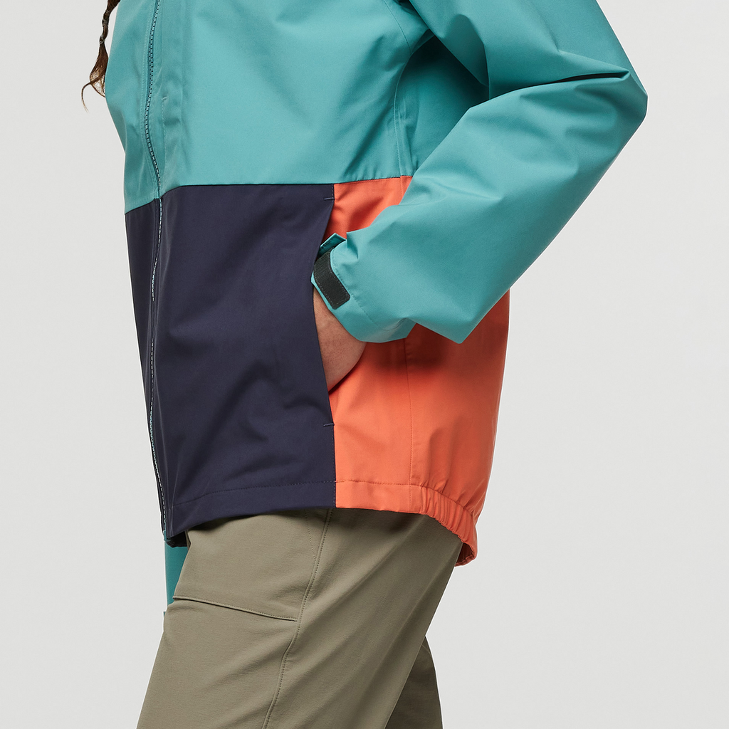 Cielo Rain Jacket - Women's, Coastal/Graphite, Model London