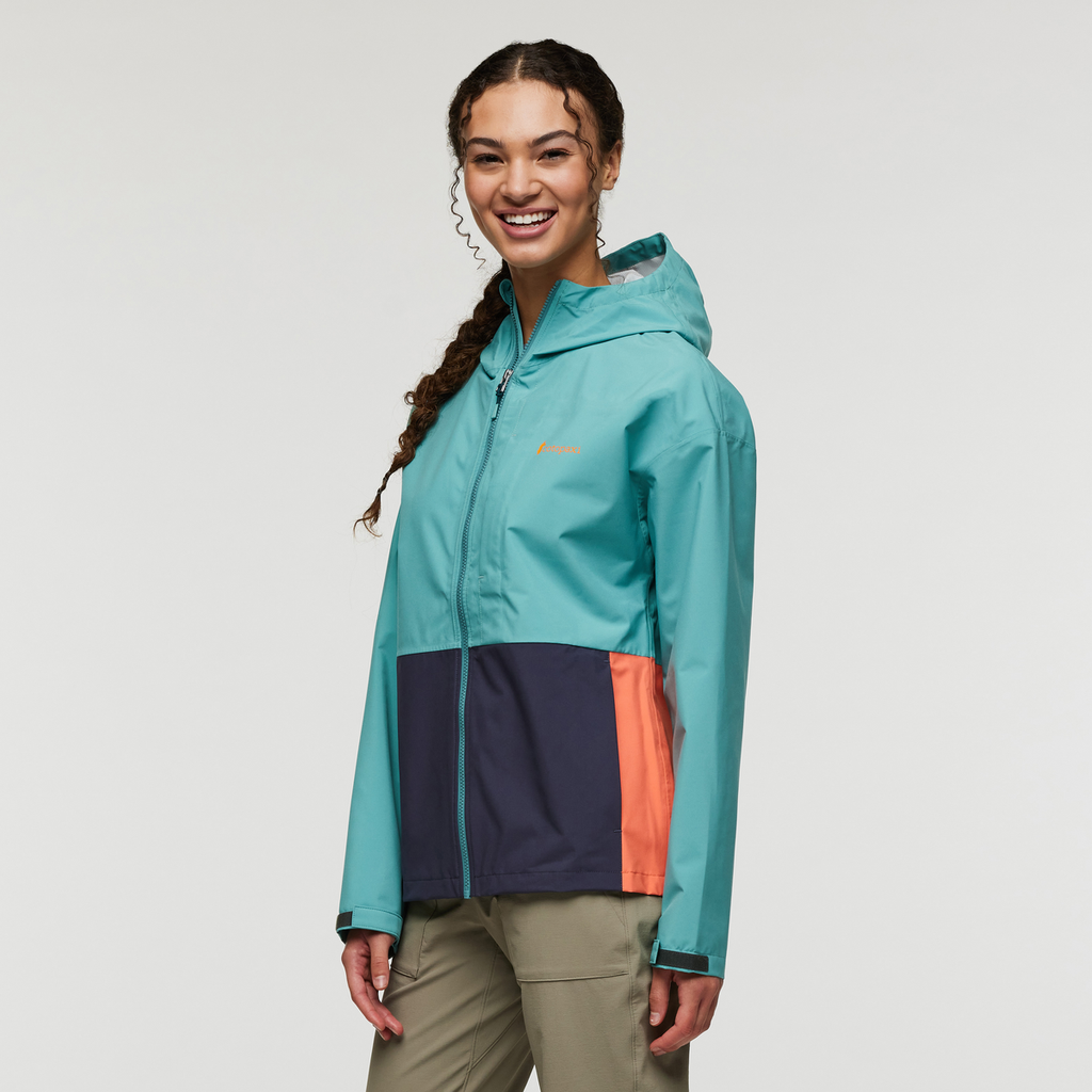 Cielo Rain Jacket - Women's, Coastal/Graphite, Model London