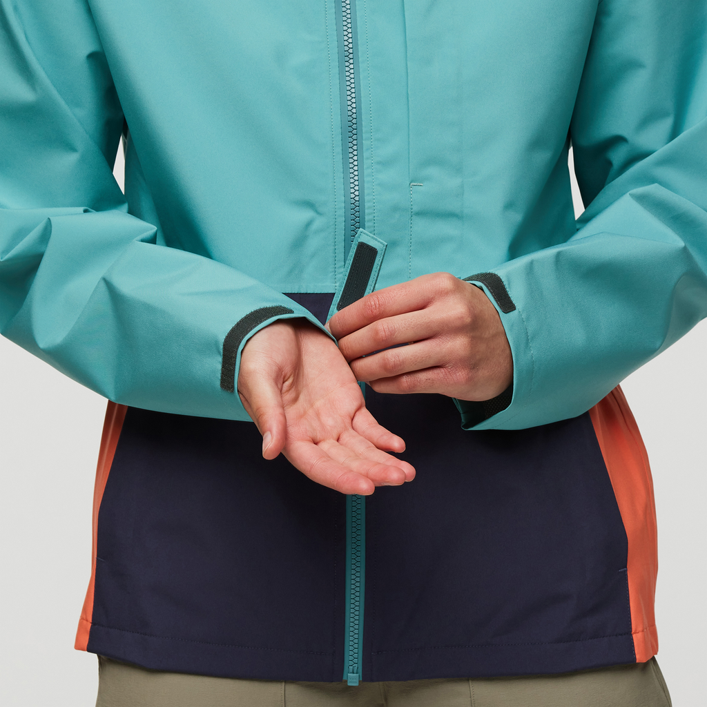 Cielo Rain Jacket - Women's, Coastal/Graphite, Model London