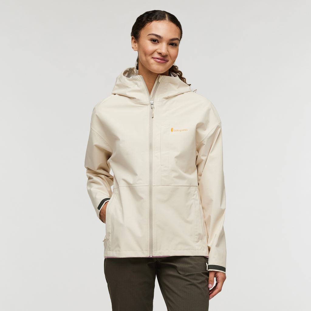 Cielo Rain Jacket - Women's, Cotopaxi Cream, Model London
