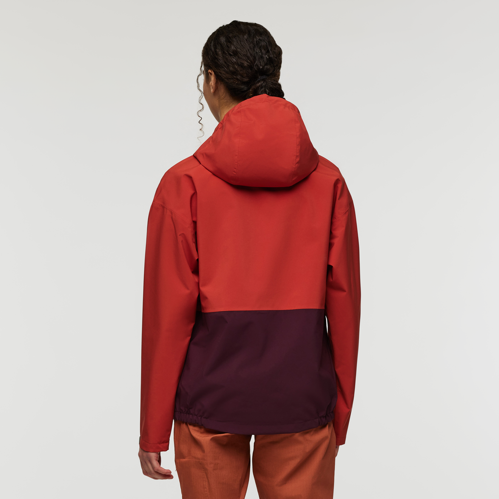 Cielo Rain Jacket - Women's, Magma/Strawberry, Model London