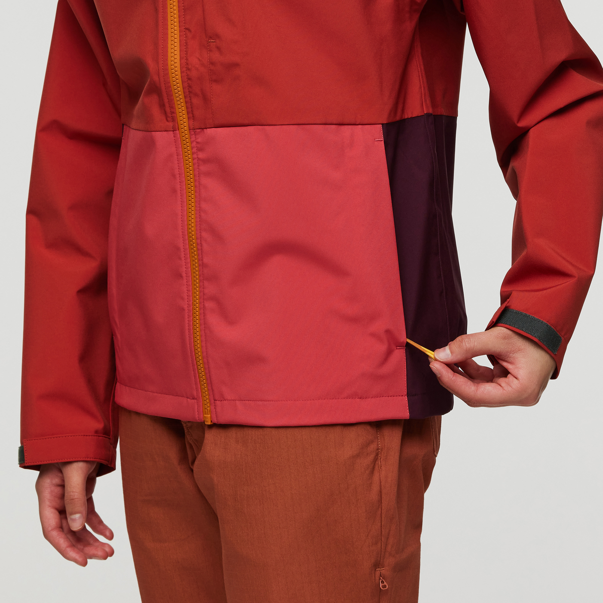 Cielo Rain Jacket - Women's, Magma/Strawberry, Model London