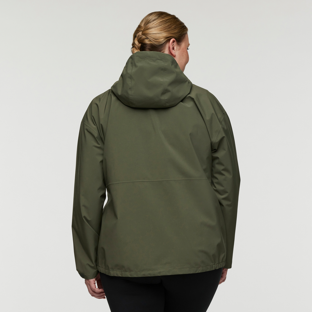 Cielo Rain Jacket - Women's, Fatigue, Model Jennifer