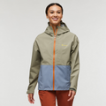 Cielo Rain Jacket - Women's, Stone/Tempest, Model London