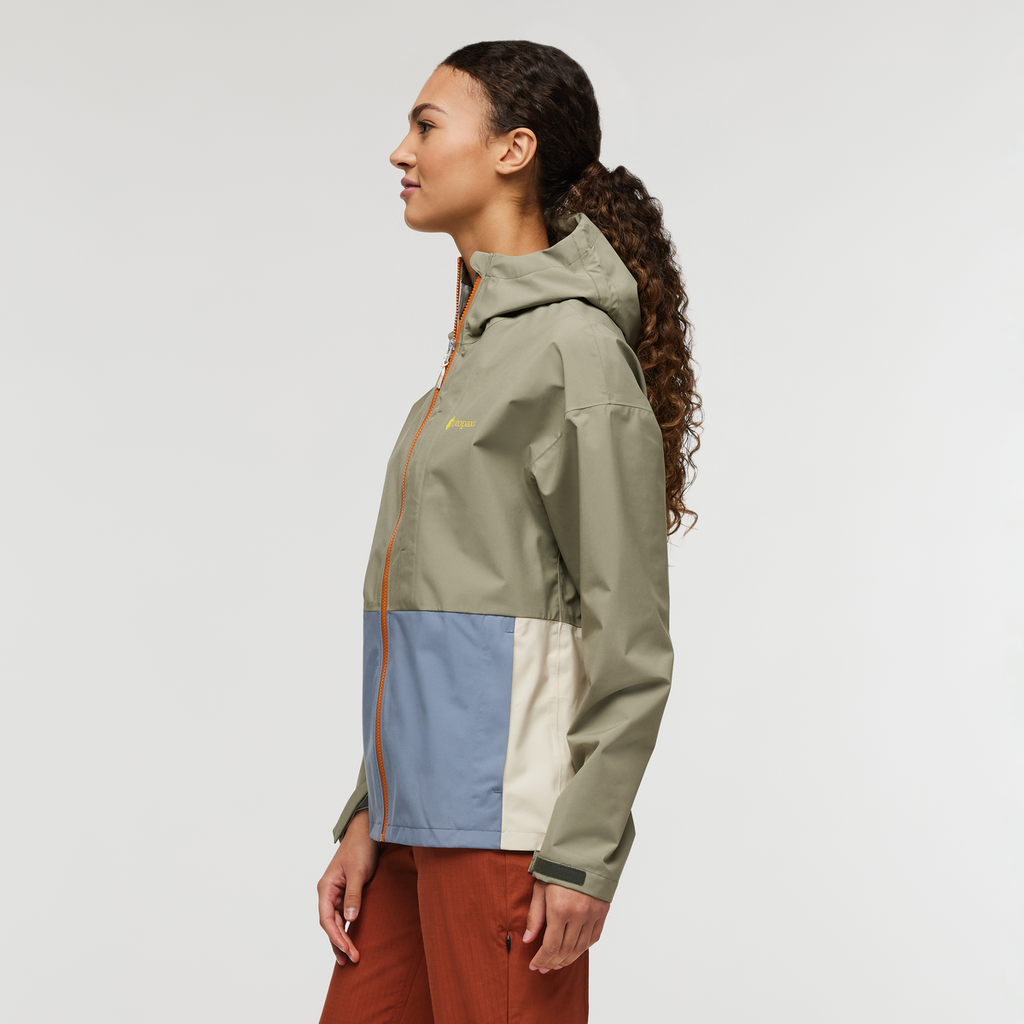 Cielo Rain Jacket - Women's, Stone/Tempest, Model London