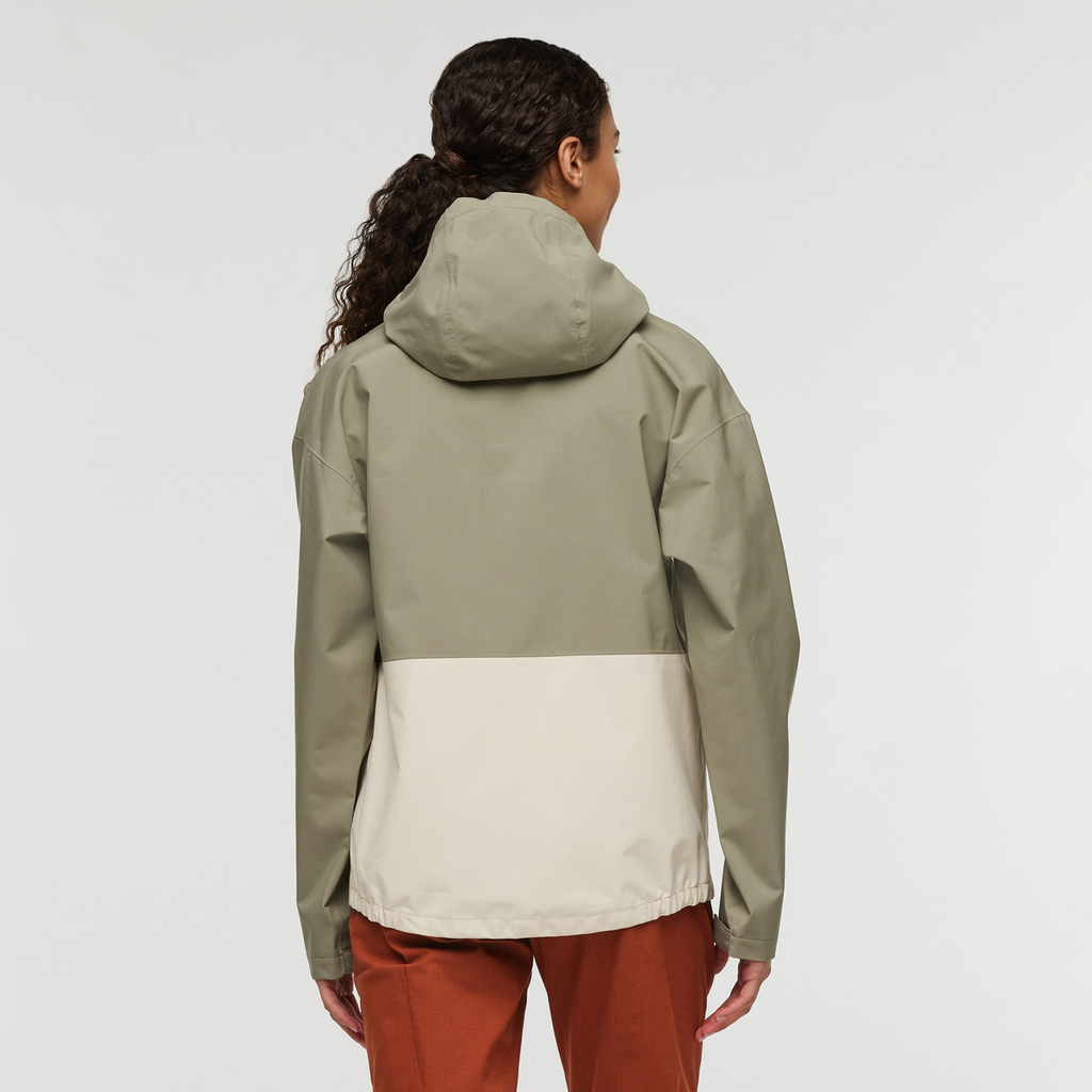 Cielo Rain Jacket - Women's, Stone/Tempest, Model London