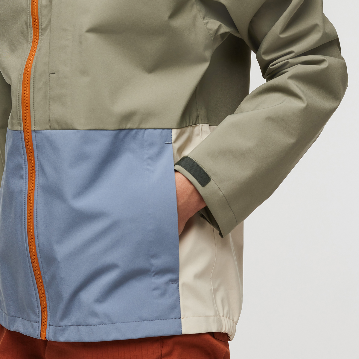 Cielo Rain Jacket - Women's, Stone/Tempest, Model London