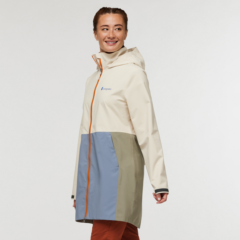 Cielo Rain Trench - Women's, Cream/Tempest, Model Aya