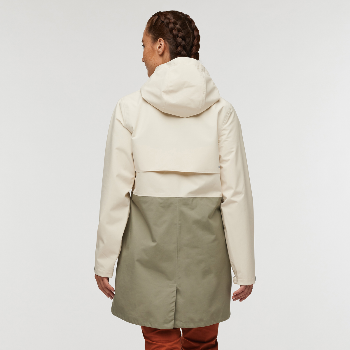 Cielo Rain Trench - Women's, Cream/Tempest, Model Aya