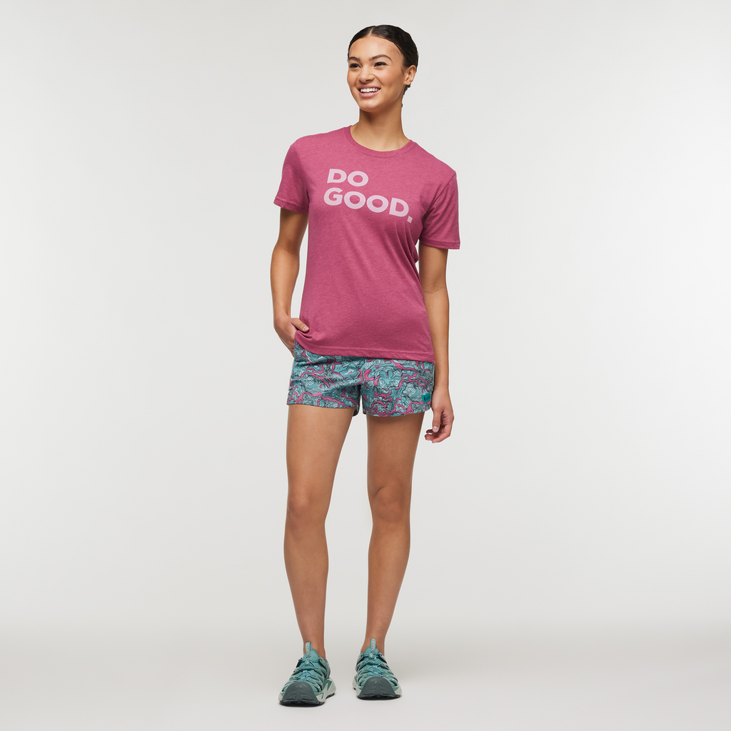 Do Good T-Shirt - Women's, Sangria, Model London